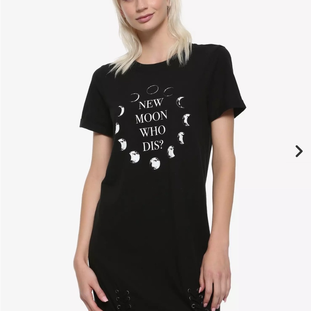 New Moon Who Dis? Lace Up Dress - Picture 2 of 5